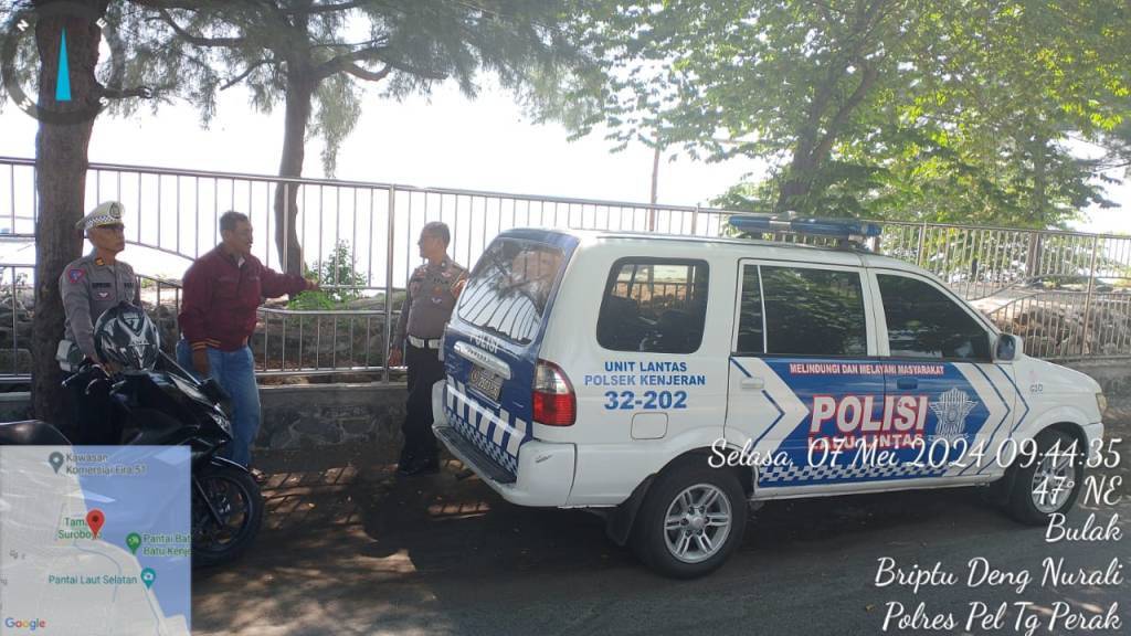 Polsek Kenjeran Gencar Patroli di Kejawan Lor, Masyarakat Diberi Himbauan dan Antisipasi Kerawanan