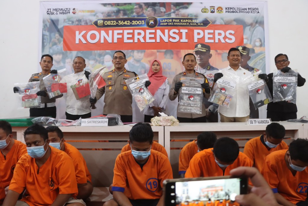 Polres Probolinggo Kota Berhasil Ungkap 21 Kasus Tindak Kriminal Selama Tiga Bulan&nbsp;Terakhir